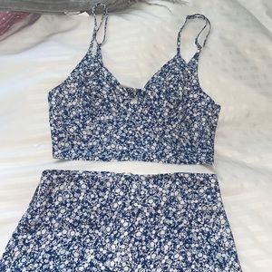Zara matching floral set